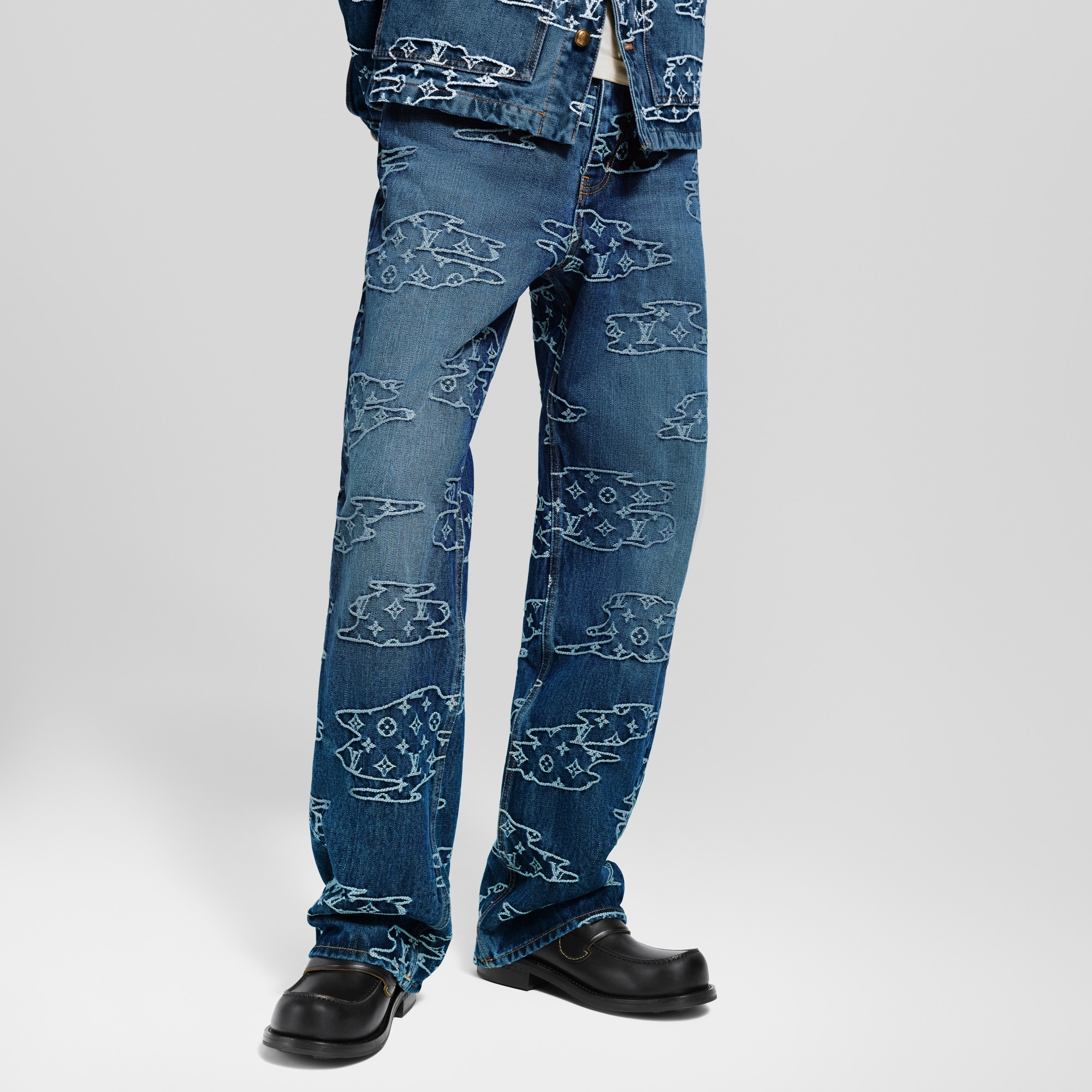Monogram Denim Skate Pants - Ready-to-Wear | Louis Vuitton India